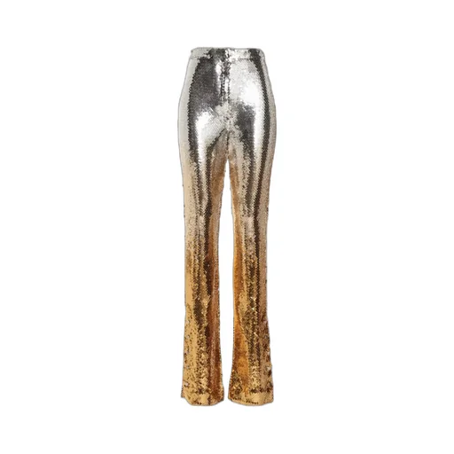Sequin-Embellished Slim-Fit Trousers