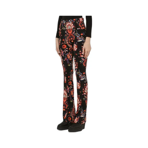 Floral-Printed Straight-Leg Trousers