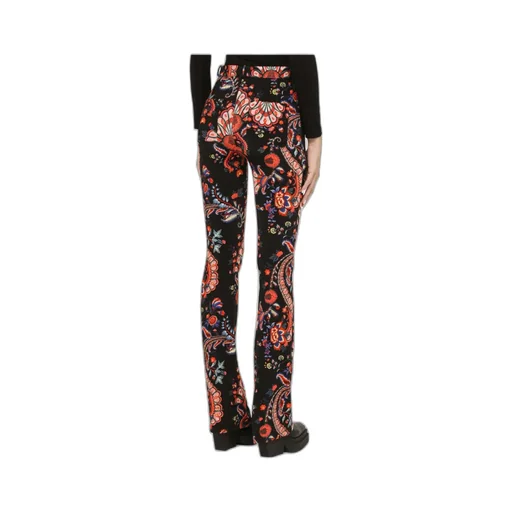 Floral-Printed Straight-Leg Trousers