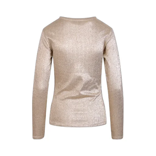 Fitted Crewneck Long-Sleeved Top