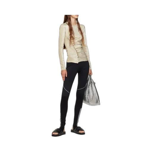 Fitted Crewneck Long-Sleeved Top