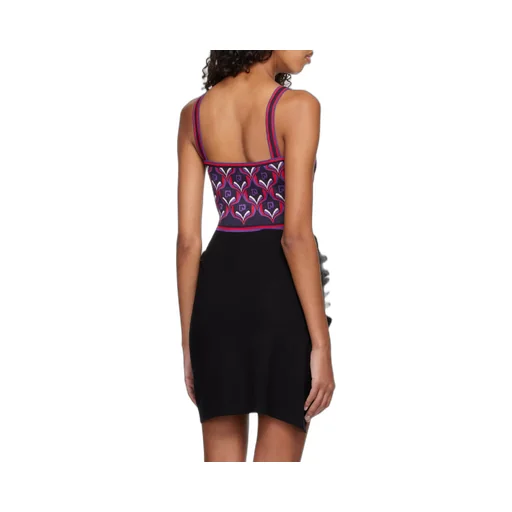 Monogram Intarsia-Knit Crop Top