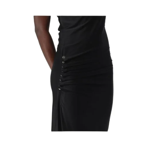 Pleated Mid-Length Dress