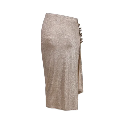 Glitter High-Waist Skirt
