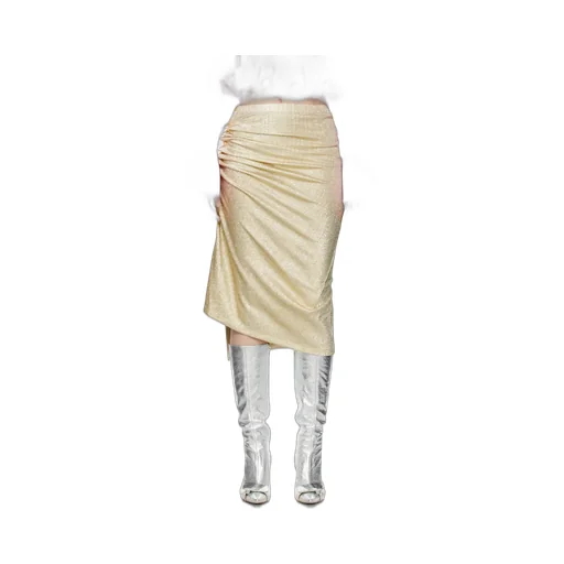 Glitter High-Waist Skirt