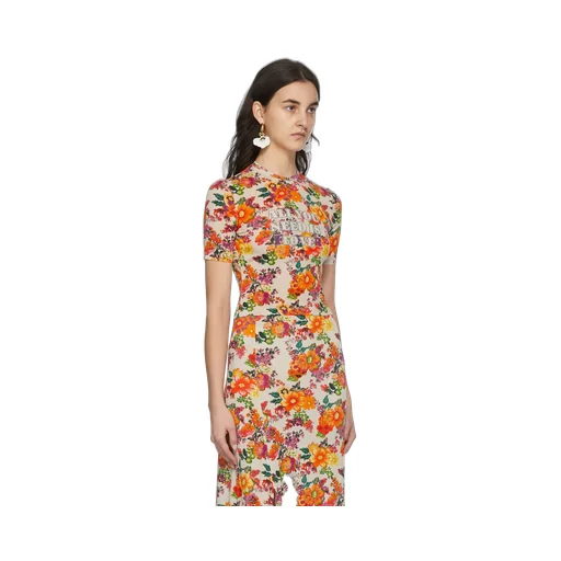 Pattern Printed Short-Sleeved T-Shirt