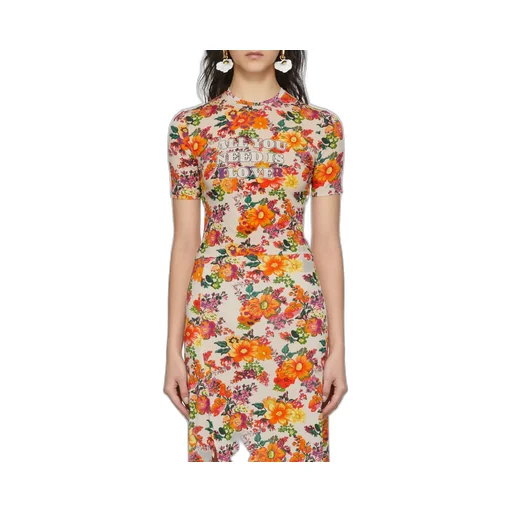 Pattern Printed Short-Sleeved T-Shirt