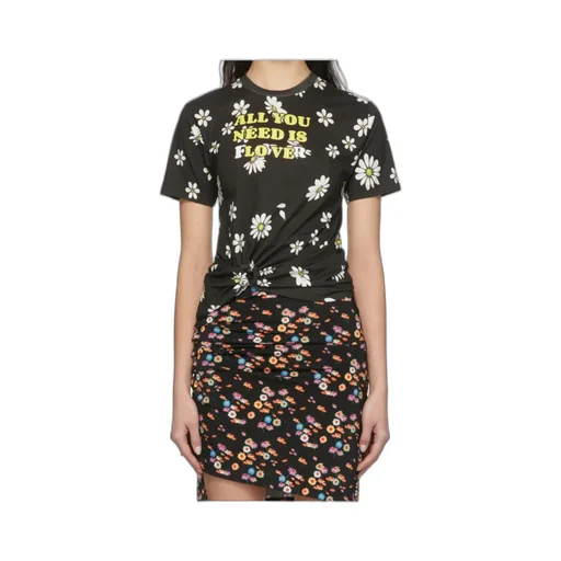 Pattern Printed Short-Sleeved T-Shirt