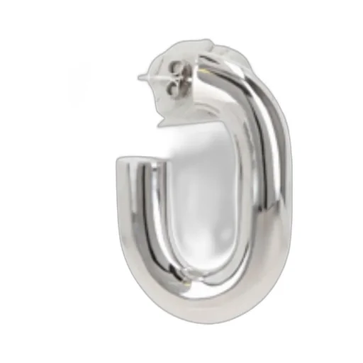 Xl Link Hoop Earrings