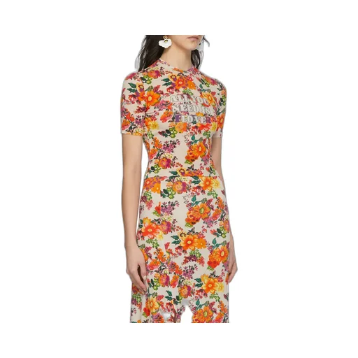 Pattern Printed Short-Sleeved T-Shirt