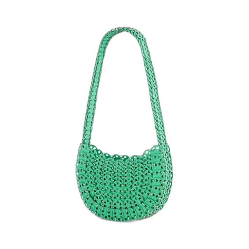 Moon 1969 Disc Detailed Shoulder Bag