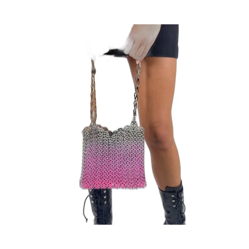 Metal Facing Shoulder Bag