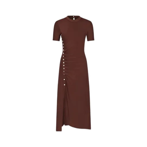 Ruched Detailed Midi Dress