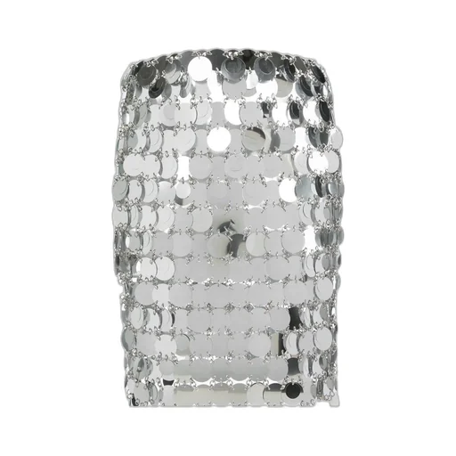 Asymmetric Circular-Disc Mini Skirt