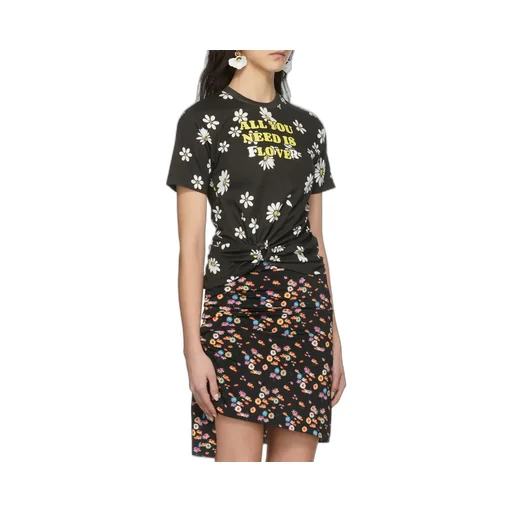 Pattern Printed Short-Sleeved T-Shirt
