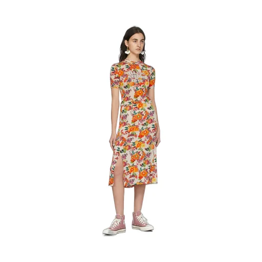 Pattern Printed Short-Sleeved T-Shirt