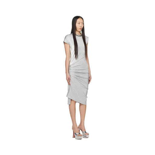 Gathered Midi Dress