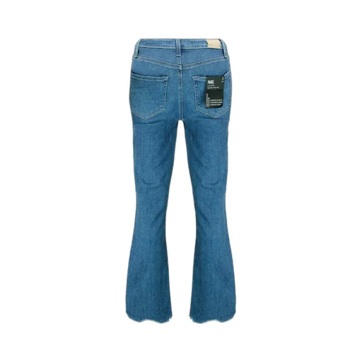 High Rise Ankle Flare Jeans