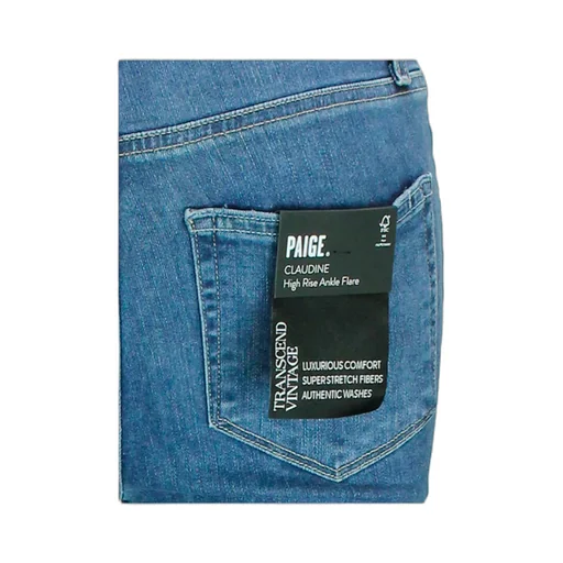 High Rise Ankle Flare Jeans