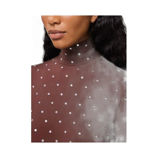 Embellished Sim Fit Top
