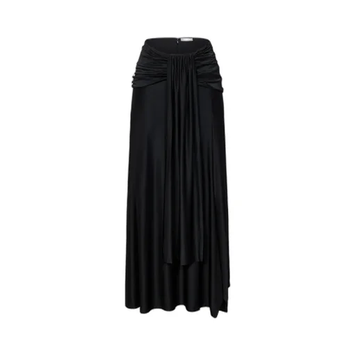 Gathered Detailed Midi Skirt