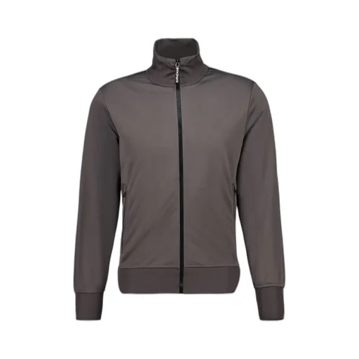 High-Neck Zipped Sweatshirt