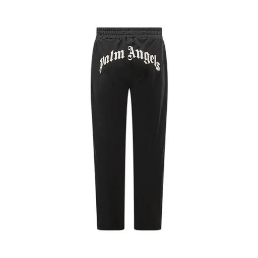 Curved Logo Elastic Waist Trousers