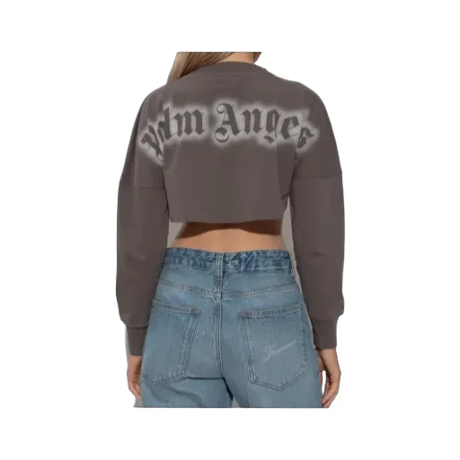 Long-Sleeved Cropped Top