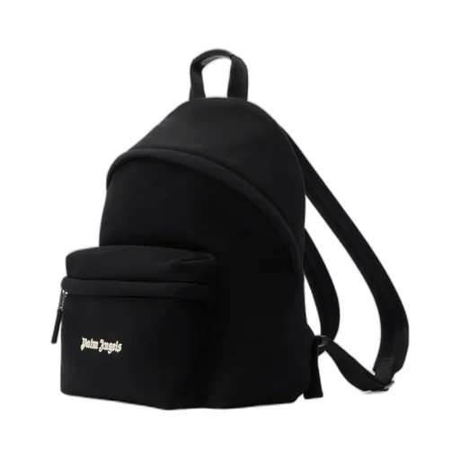 Logo Printed Zipped Backpack