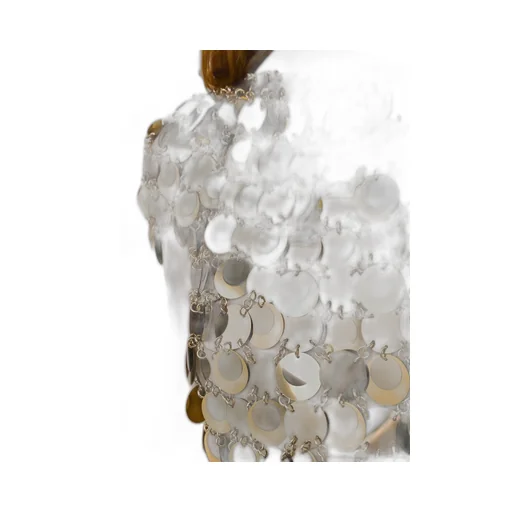 Sequin Chain-Disc Embellished Mini Dress