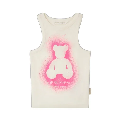 Spray Bear Ribbed Tank Top