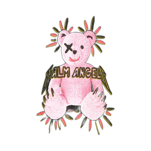 Teddy-Print Crewneck T-Shirt