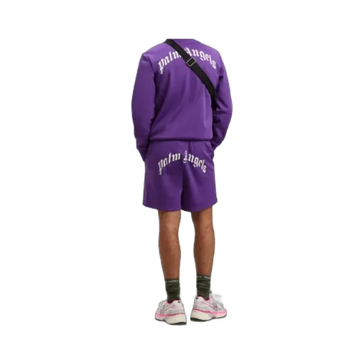 Back Curved Logo Track Shorts