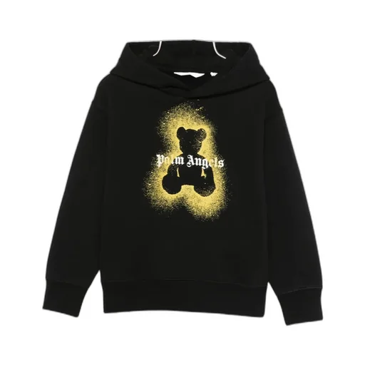 Logo Printed Long-Sleeved Hoodie