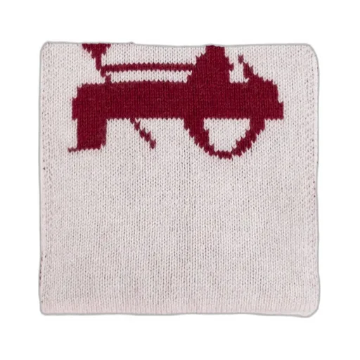 Logo-Intarsia Scarf