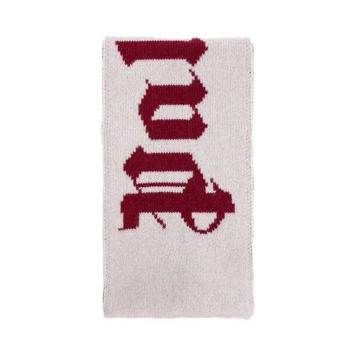 Logo-Intarsia Scarf