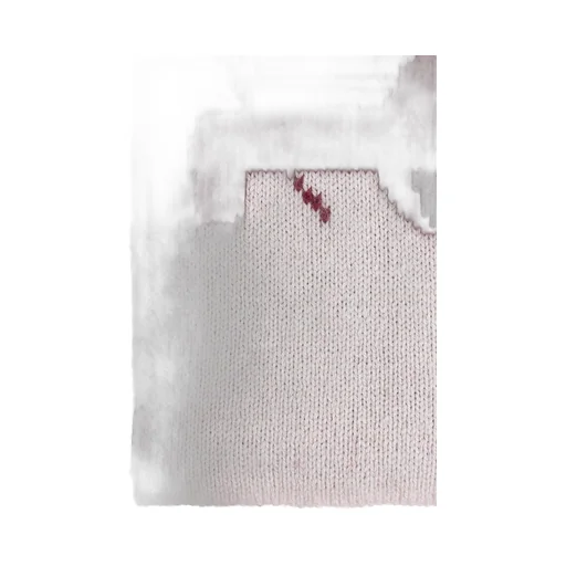 Logo-Intarsia Scarf