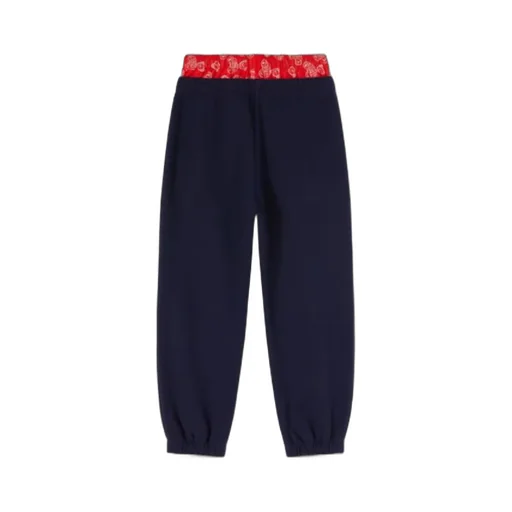 Bears Logo-Printed Elasticated-Waist Track Pants
