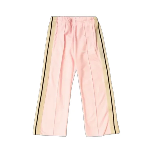 Logo Printed Wide-Leg Track Pants