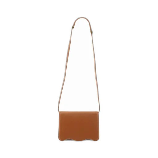 Palm Tree Logo Plaque Shoulder Bag