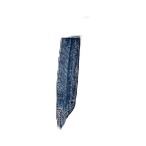 Curved Logo Medwash Denim Pants
