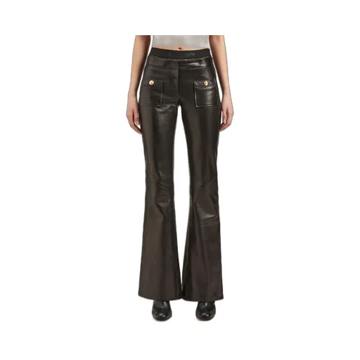 Panelled Flared Trousers