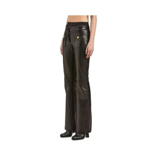 Panelled Flared Trousers