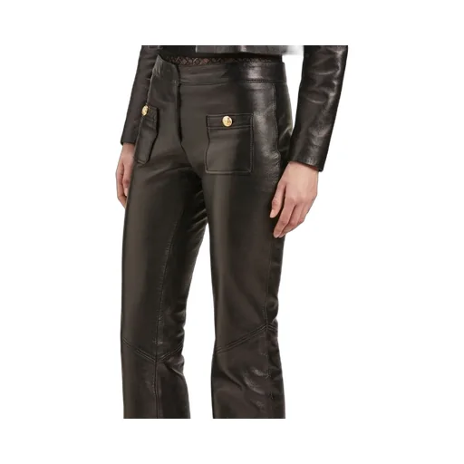 Panelled Flared Trousers