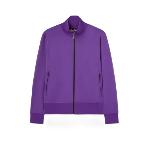 Curved Logo Printed Track Jacket