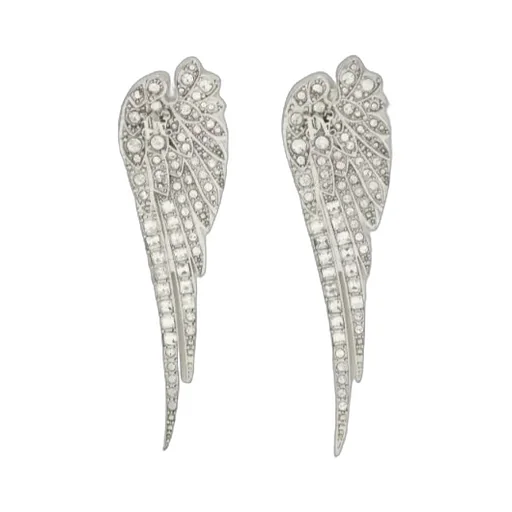 Angel Wing Strass Earrings