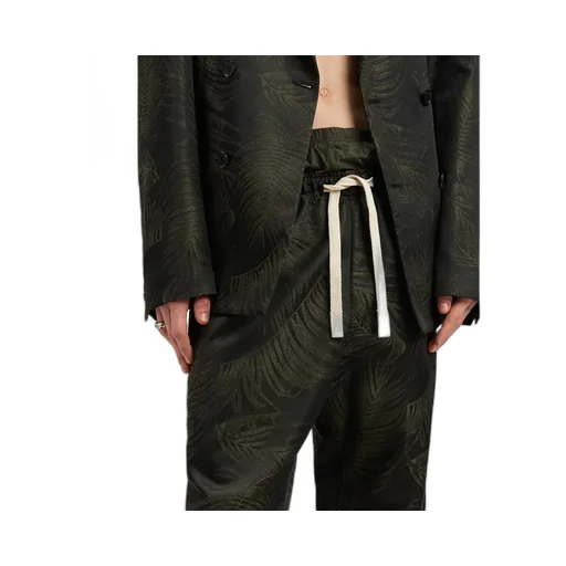 Palms Jacquard Drawstring Track Pants