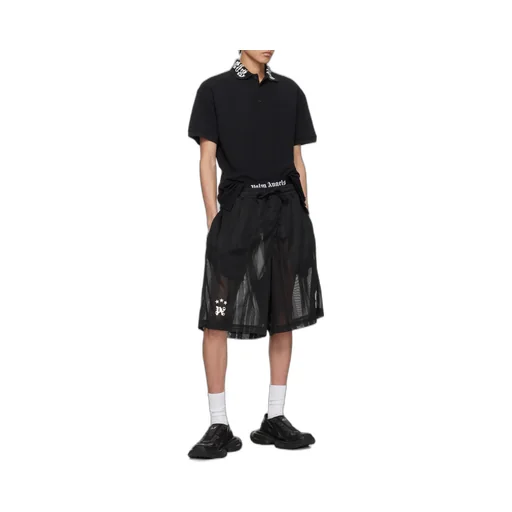 Mesh Palm Tree Shorts