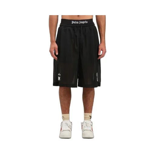Mesh Palm Tree Shorts
