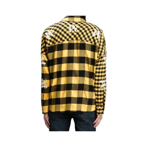 Paneled Checked Shirt Jacket